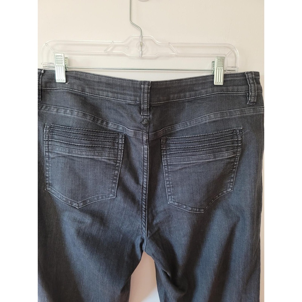 Prana Denim Dark Gray 12R/31 Wide Straight Leg Pants - Picture 4 of 8